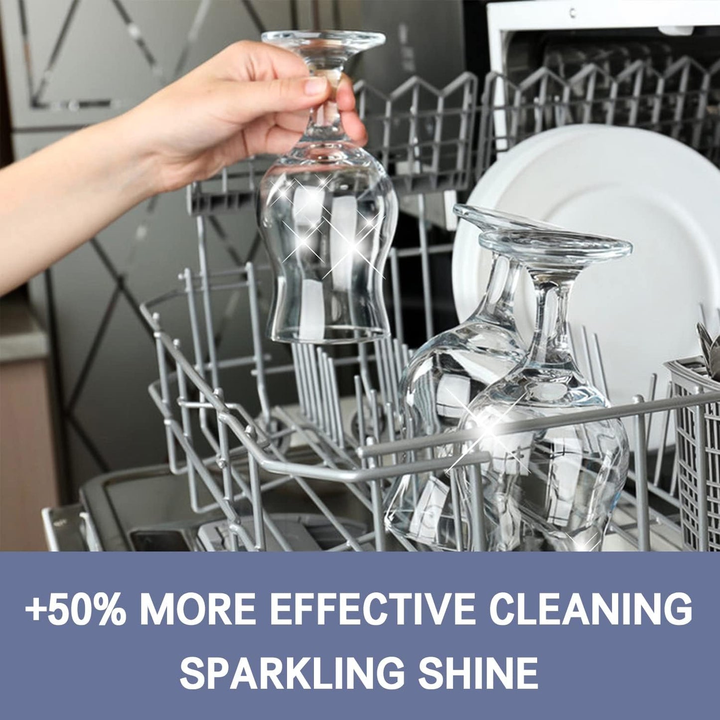 ECO Friendly Dishwasher Detergent 45 Sheets Unscented Natural No Plastic JUGS,More Convenient Dishwashing Pods Liquid Pacs Tablets,Pure Cleaning Dish Easy to Use For Mothers Gifts