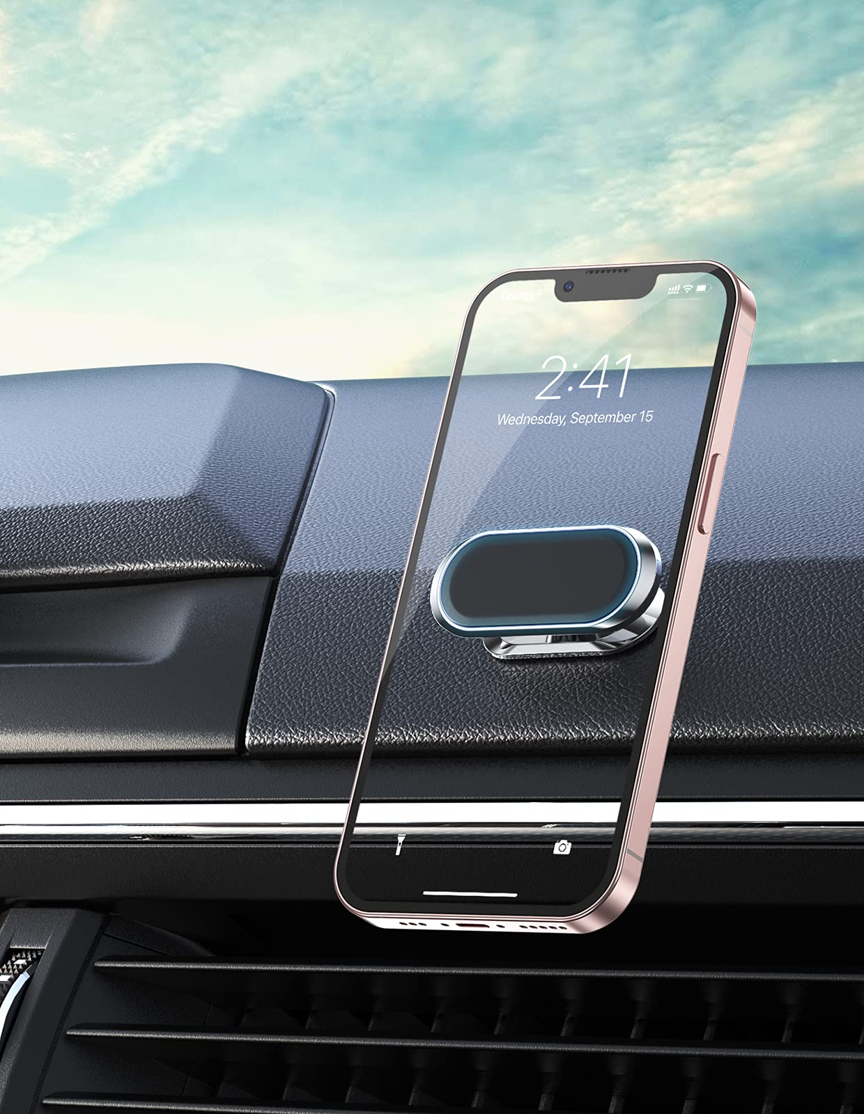 Odbowuge 2 Pack Magnetic Phone Holder For Car, Upgrade Magnet - 360 Rotation And Easy Installation, Compatible With All Smartpho