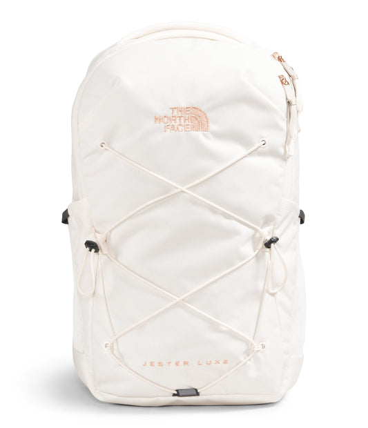THE NORTH FACE Womens Every Day Jester Laptop Backpack  Gardenia White/Burnt Coral Metallic  One Size-New