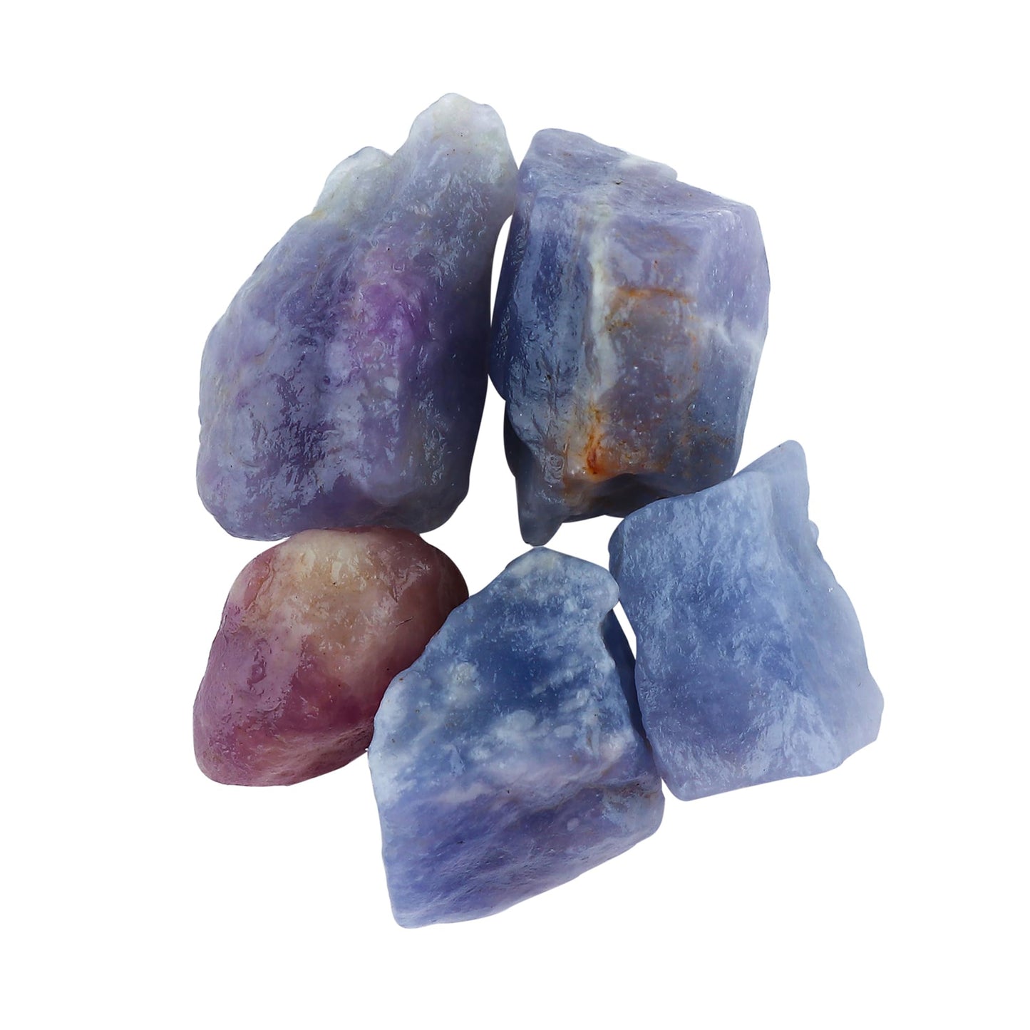 CRYSTALINES 5pcs AAA Grade Wholesale Natural Raw Hackmanite Gemstone, Untreated Rough Stone, Bulk Loose Supplies, DIY-Jewelry Making, Chakra Healing Crystals, Wire Wrapping, Gem Collection
