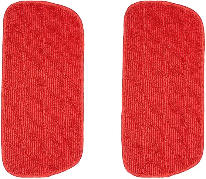 2 Pack Microfiber Reusable Replacement Mop Refill Mop Pads Compatile with OXO Good Grips Spray Mop,Dry ＆ Wet Mopping Cloth Refills for Floor Cleaning (Mop is Not Included) (2 Pack), Red