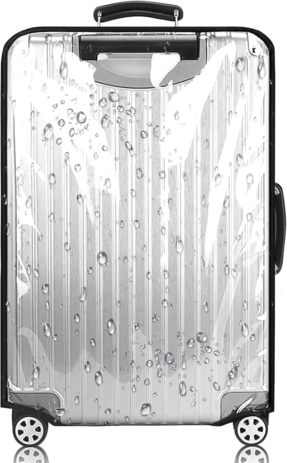 30 Inch PVC Luggage Protector Cover for TSA Approved Clear Suitcase Protector 30-31 Inch Transparent Luggage Protective Cover Case Suitable for 30"-31"