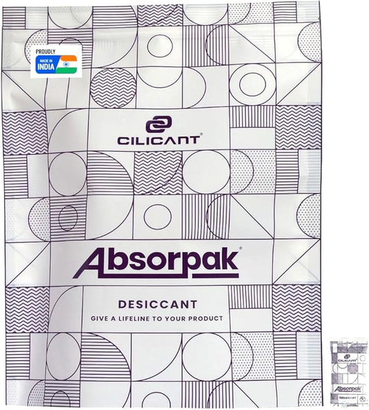 Absorpak Desiccant Packs for Storage - Silica Gel Packets Moisture Control - 200 pcs Medium(5g each) - Silica Packets for Shoes, Clothes, Electronics, Moisture Absorbers for Food Pantries & Households