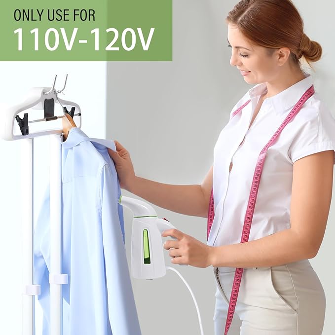 OGHom Steamer for Clothes,Portable Handheld Travel Steamer,300ml Large Capacity,700W,30 Second Fast Heat Up Garment Steamer (Light Green)