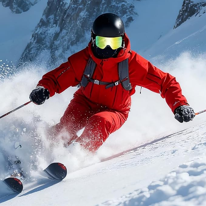 Ski Goggles OTG Snow/Snowboard Goggles Snowboarding Goggles Over Glasses Ski Goggle for Men Women Adult