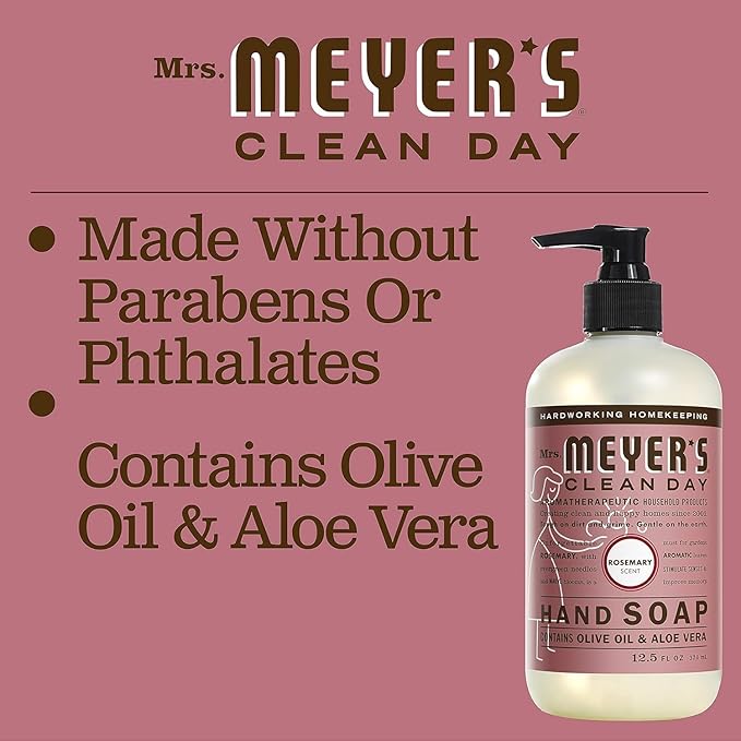 Mrs. MEYER'S Clean Day Rosemary Liquid Hand Soap 12.5 Oz. (Pack of 1)