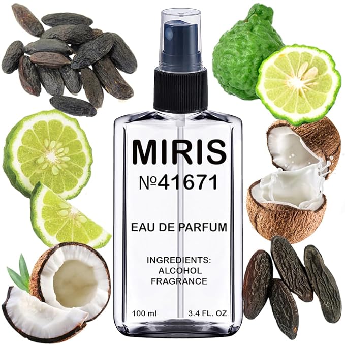 MIRIS No. 41671, Inspired by Le Beau, Long-Lasting Eau de Parfum for Men, Spray 3.4 Fl Oz / 100 ml