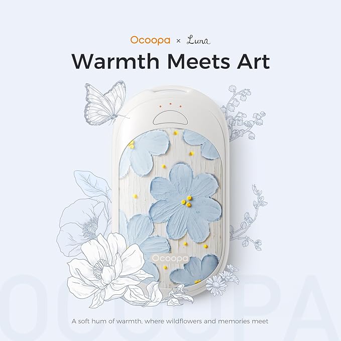 OCOOPA Magnetic Rechargeable Hand Warmers 2 Pack, Ultrathin Electric Handwarmers, Portable Pocket-Sized Heater, for Men, Women Purse Must Haves, Union UT3 Lite