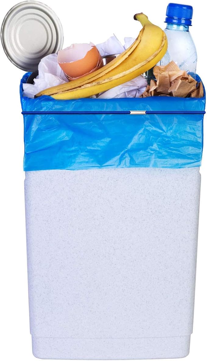 Rubber Bands, Trash Can Bands for 13 to 30 Gallon Garbage Cans, Durable Trash Bag Bands Elastic Bands to Hold Trash can bags in Place, Black, Blue, and Olive Green