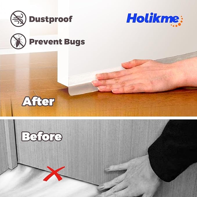 Holikme Weather Stripping 1.4 inch × 16.5 Feet