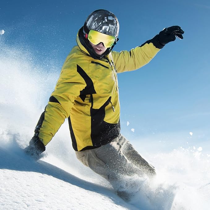 Ski Goggles OTG Snow/Snowboard Goggles Snowboarding Goggles Over Glasses Ski Goggle for Men Women Adult
