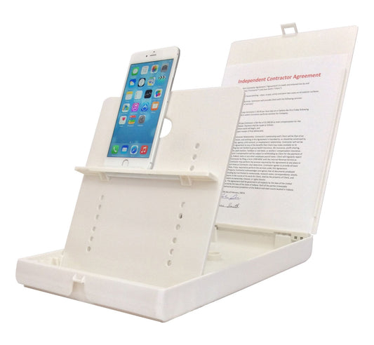 ScanJig – Document and Photo Scanning Stand – Phones & Tablets. Adjustable, Precise Image Alignment. iPhone Scanner Stand. Accurate Text Recognition (OCR) -Like New