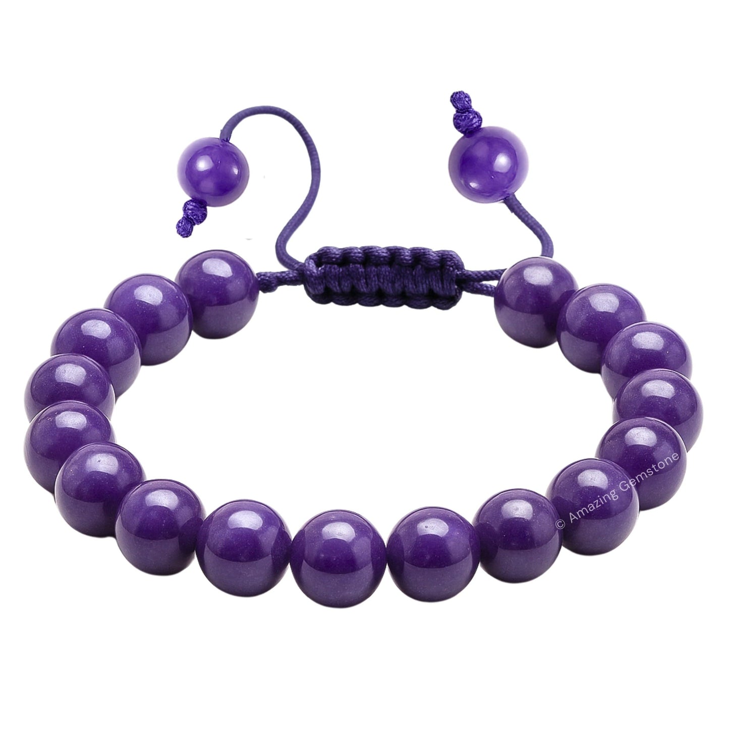 Amazing Gemstone Phosphodorite Bracelet for Women Men's Gifts - Protection Healing Crystal Bracelet - 8mm Beaded Adjustable Bracelet Pulseras Para Hombres Mujer Stocking Stuffers
