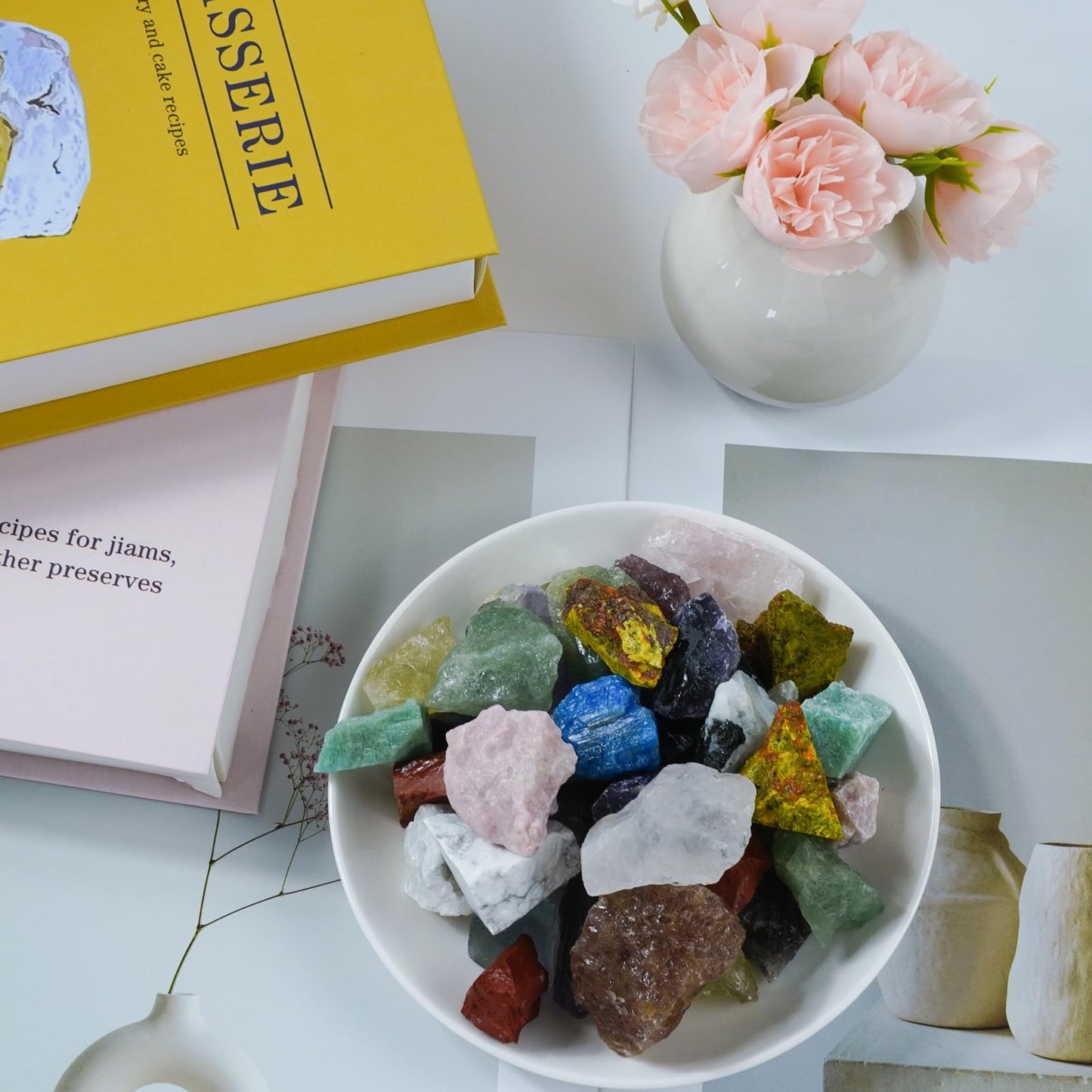 Raw Crystals, Large 1.2-2.0" Healing Crystal Natural Rough Stones for Intuition,Chakra,Meditation,Decoration,Polishing,Energy Work (Amazonite, 3.5oz-0.8-1.2"raw Crystals)