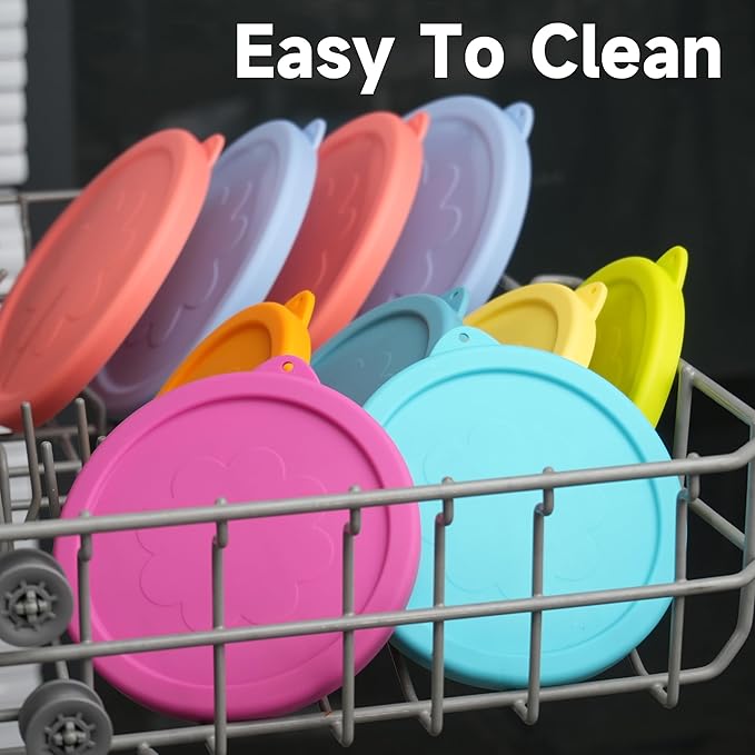 7 Cup Silicone Replacement Lids Storage Cover for Anchor Hocking Glass Bowls (Container not Included) 2 Pack Microwave, Dishwasher and Freezer Safe