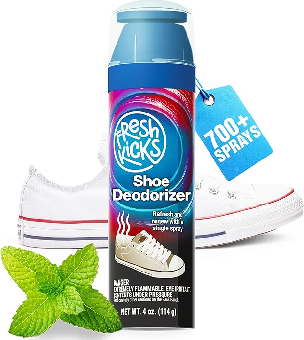 Shoe Deodorizer – Eliminate Smelly Shoes Fast – Strong Sneaker Odor Fighter – Long-Lasting Shoe Freshener Inserts for Gym Bags, Lockers, Closets & Sports Gear