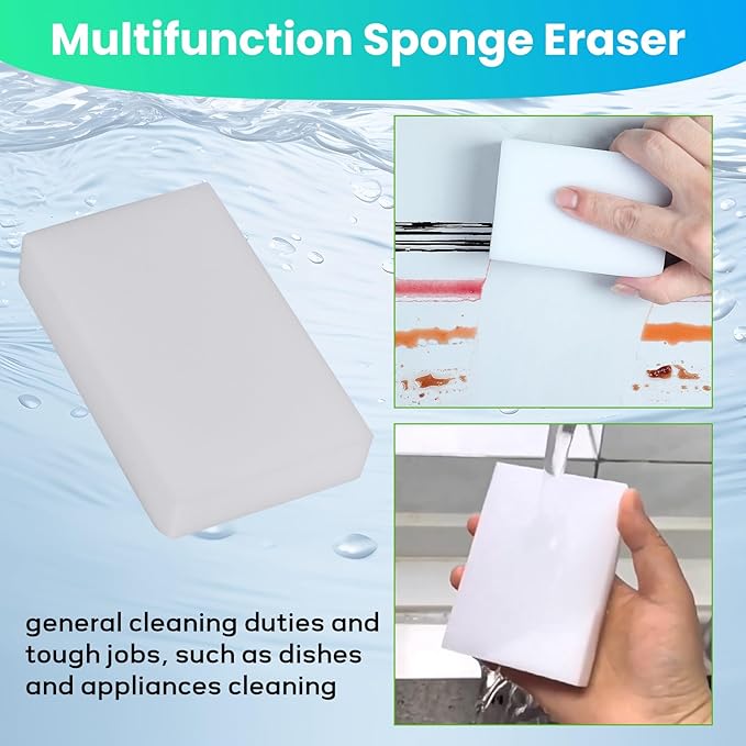 30x Magic Cleaning Sponge Eraser Melamine Cleaner Multifunction White