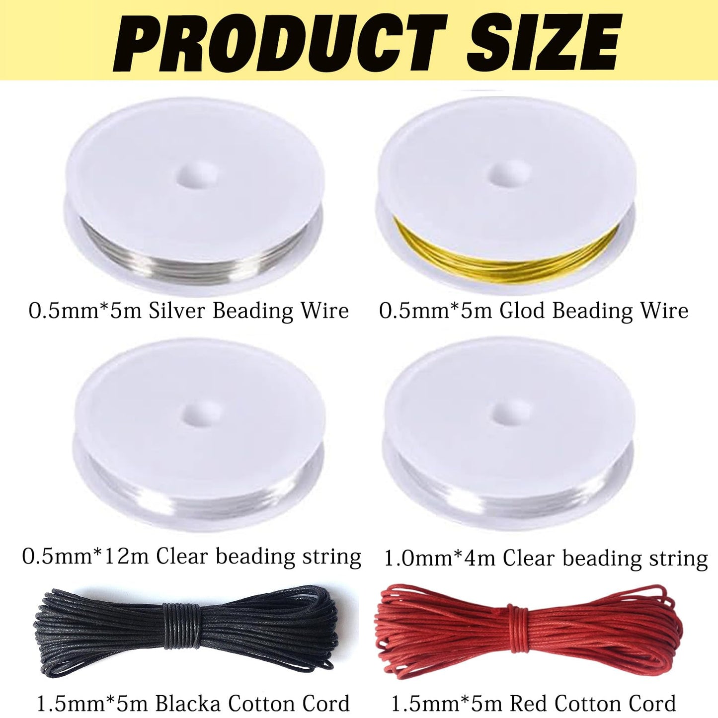 GTAAOY Jewelry Making Supplies Kit for Adults, Jewelry Repair Kit with Pliers, Findings and Beading Wires for Jewelry Repair Making and Beading
