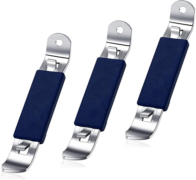 3 Pieces Magnetic Bottle Openers Can Opener Classic Beer Opener Stainless Steel Small Bottle Opener Can Tapper with Magnet for Camping and Traveling HANCELANT