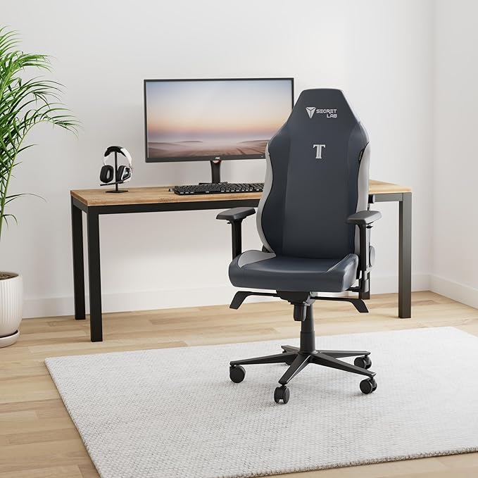 Secretlab Titan Evo Royal Gaming Chair - Reclining, Ergonomic & Heavy Duty Computer Chair with 4D Armrests, Magnetic Head Pillow & Lumbar Support - Big and Tall Up to 395 lbs - Blue - Leatherette
