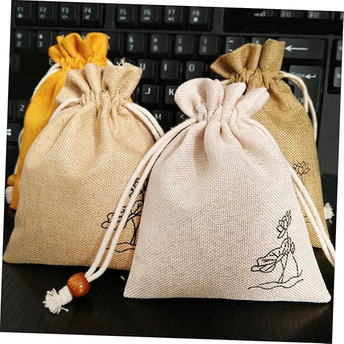 2Pcs Natural Fragrance Sachets for Closet and Freshening Cotton Linen Air Fresh Bags with Dried Flowers Floral Scent Eliminates Odors for Cars Suitcases Handbags Random Color