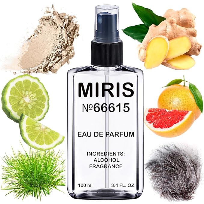 MIRIS No. 66615, Inspired by Perfumes Vibrato, Long-Lasting Unisex Eau de Parfum for Women & Men, Spray 3.4 Fl Oz / 100 ml