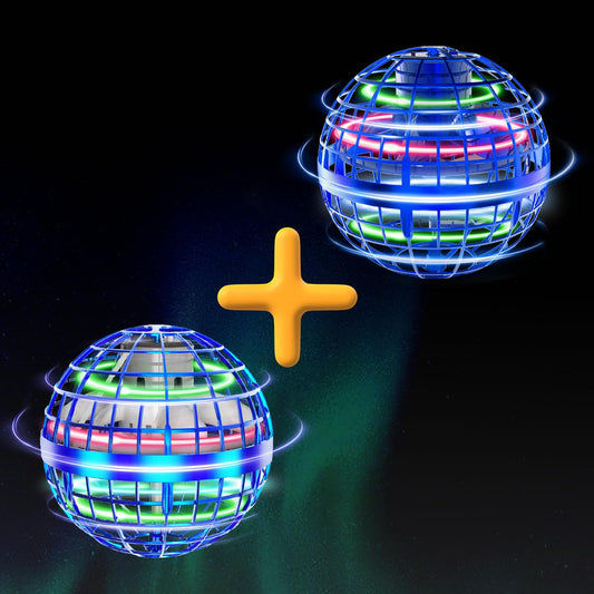Tikduck 1 Pack Blue Original Flying Orb Ball, 1 Pack Blue Updated Flying Orb Ball, 2024 Cool Stuff Christmas Birthday Toy Gift, for Kids Age 6 7 8 9 10