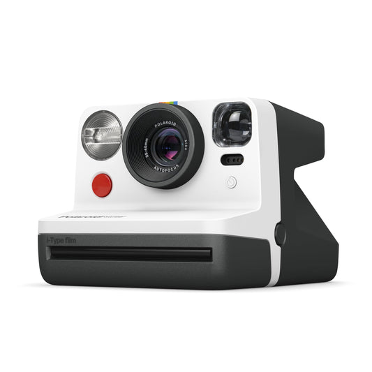 Polaroid Now 2nd Generation I-Type Instant Film Camera - Black & White (9072) -Like New