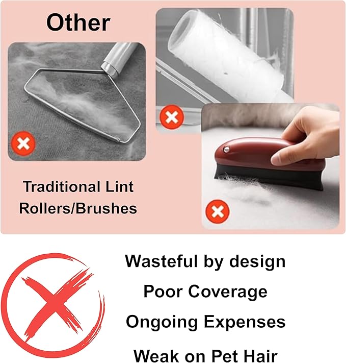 Shop & Like 3-in-1 Ultimate Pet Hair Removal Tool Kit - Reusable Lint Catcher & Scraper for Car Auto Detailing, Furniture & Couch - Includes Laundry Dryer Balls & Electrostatic Pet Hair Removal Glove