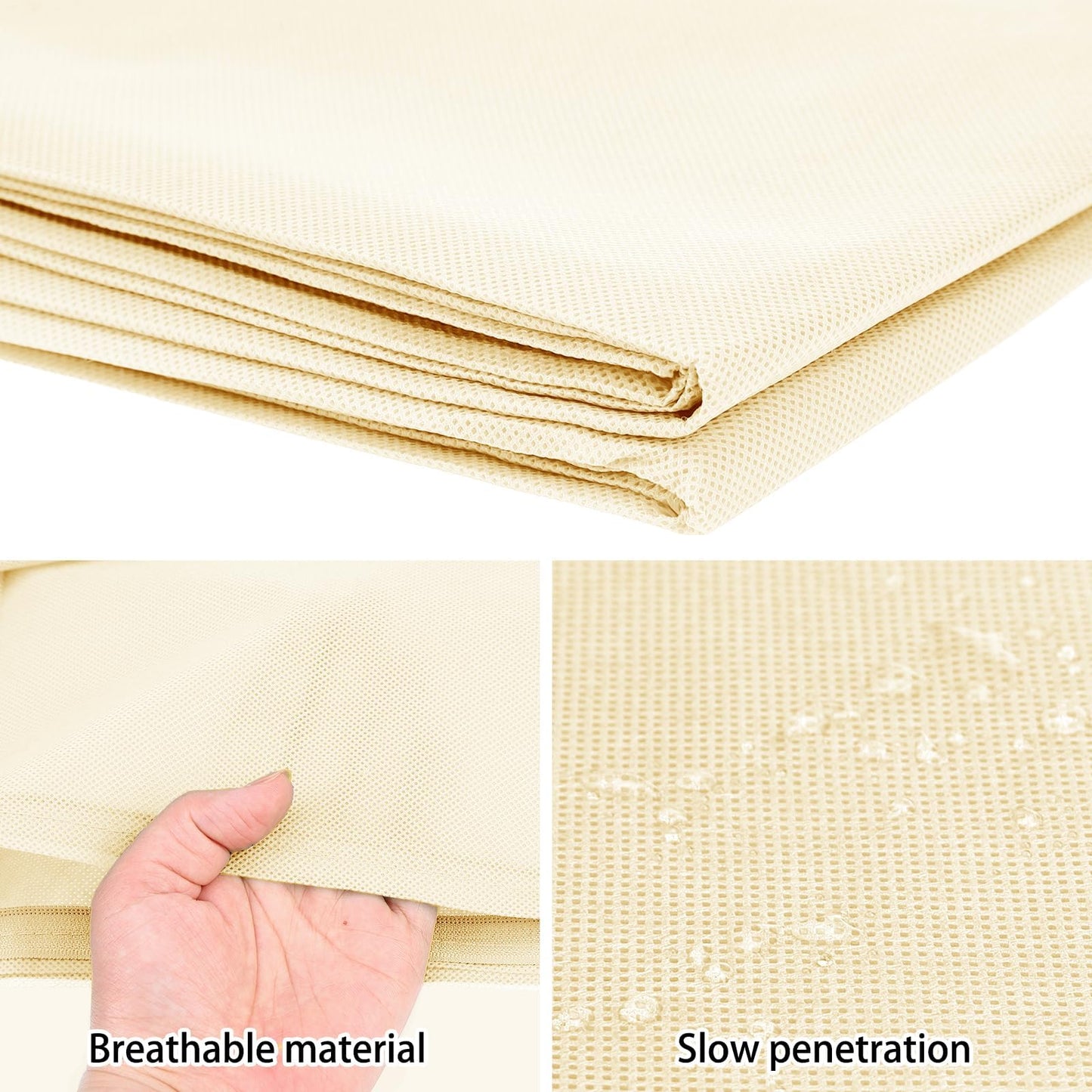 Homimp Frost Protection for Plants,Plant Covers Warm Plant Protection Cover Bags for Winter Frost Cold Weather Shrubs & Trees Jacket Covers (Yellow, 31.5" W x 47.3" H(8 PCS))