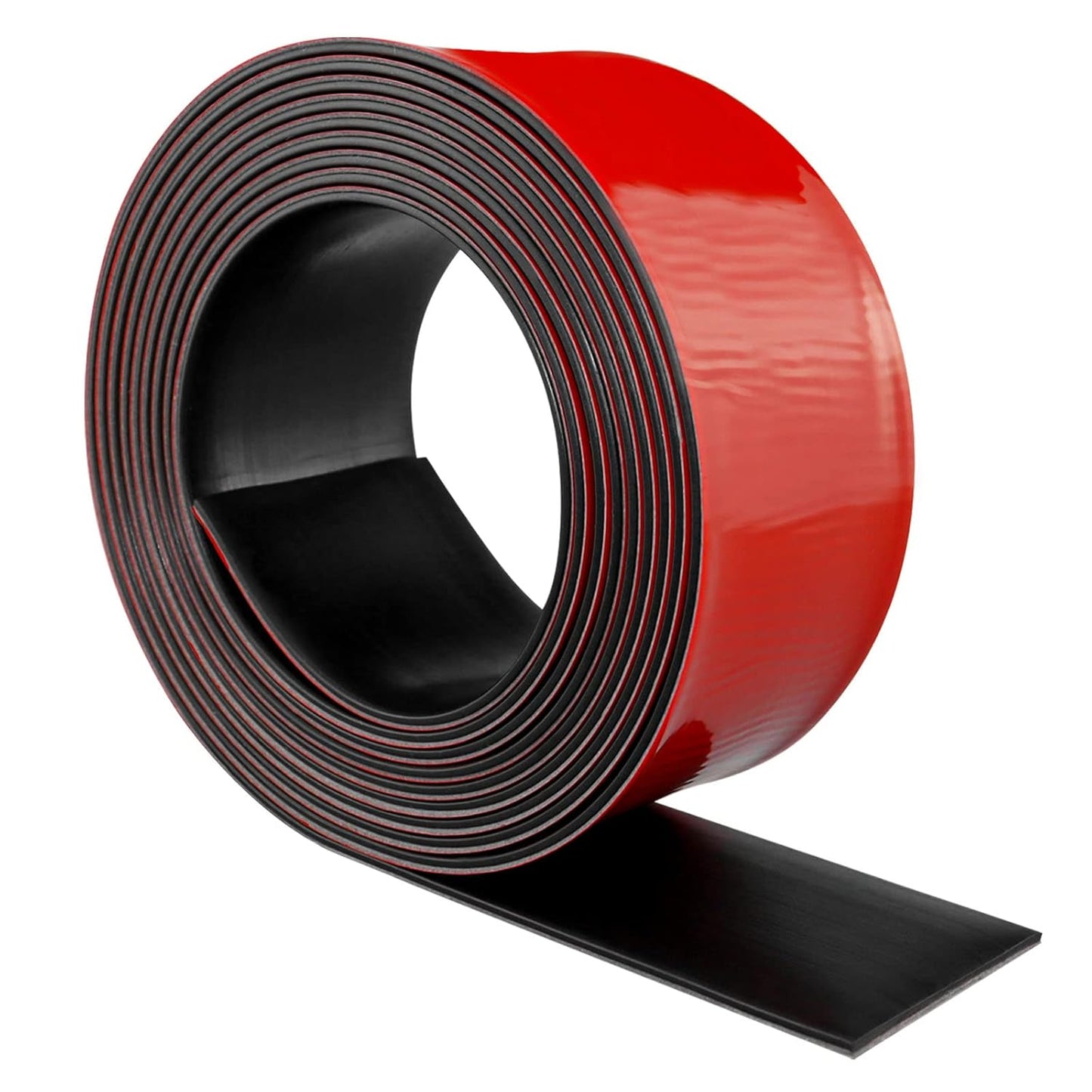 Neoprene Rubber Strips Self Adhesive Solid Rubber Sheets, Rolls & Strips for DIY Gaskets Crafts Pads Seals Warehouse Flooring Neoprene Sheet with Adhesive Backing (2" Wide x 1/16" Thick x 20' Long)