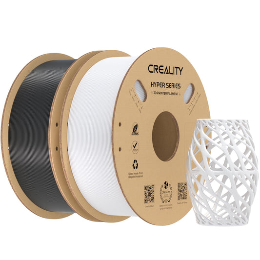 Creality Hyper PETG Filament Bundle 1.75mm 2KG for K1 Max/Ender 3 V3 SE/KE, 3D Printer Filament PLA Designed for High Speed 30-6
