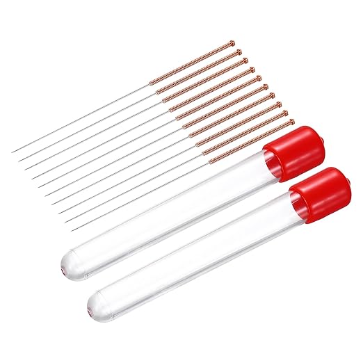 MECCANIXITY 10Pcs 3D Printer Nozzle Cleaning Kit Precision 0.6mm Stainless Steel Cleaner Needles for 3D Printer Clog Removal, Maintenance