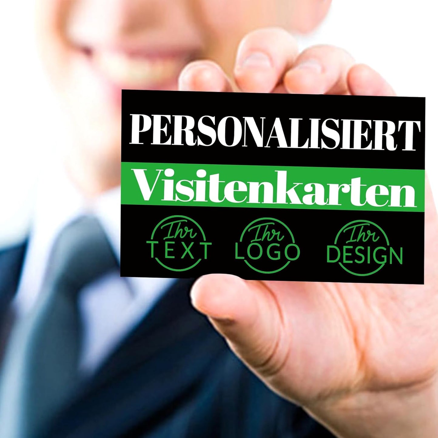 Custom 100PCS Double-sided Printing Business Cards - Customize with Your Logo - Personalized 3.5"x 2" Cards