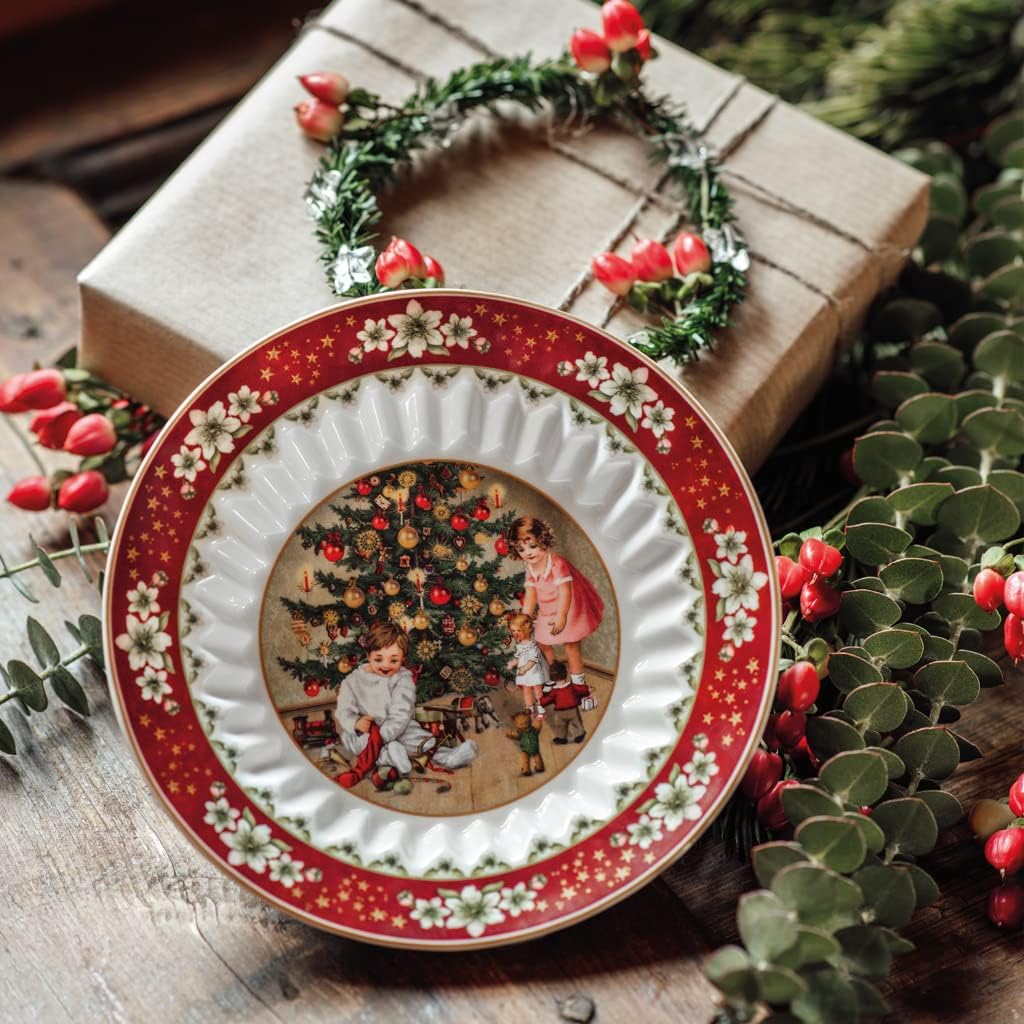 Villeroy & Boch Toy's Fantasy Christmas Small Bowl, Premium Porcelain, Festive Design