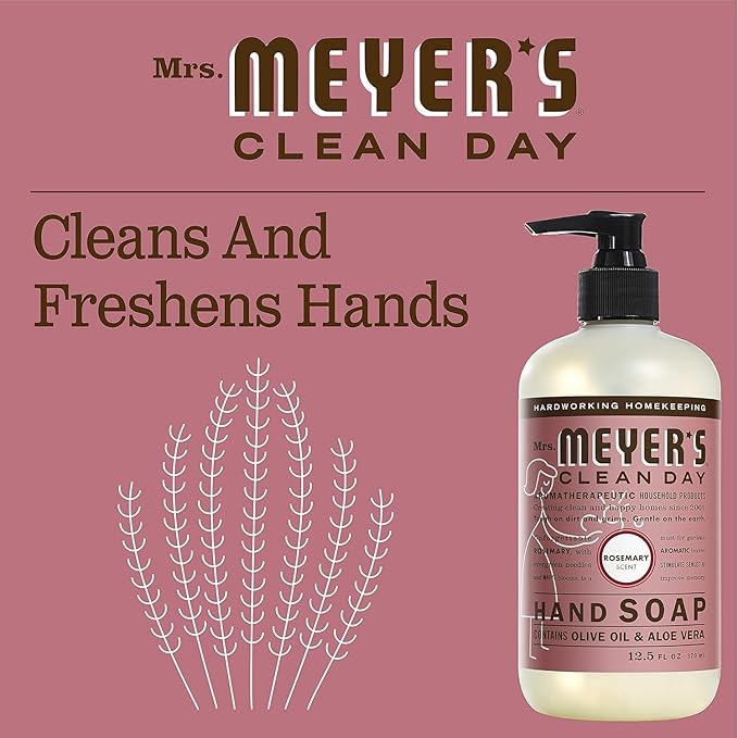 Mrs. MEYER'S Clean Day Rosemary Liquid Hand Soap 12.5 Oz. (Pack of 1)