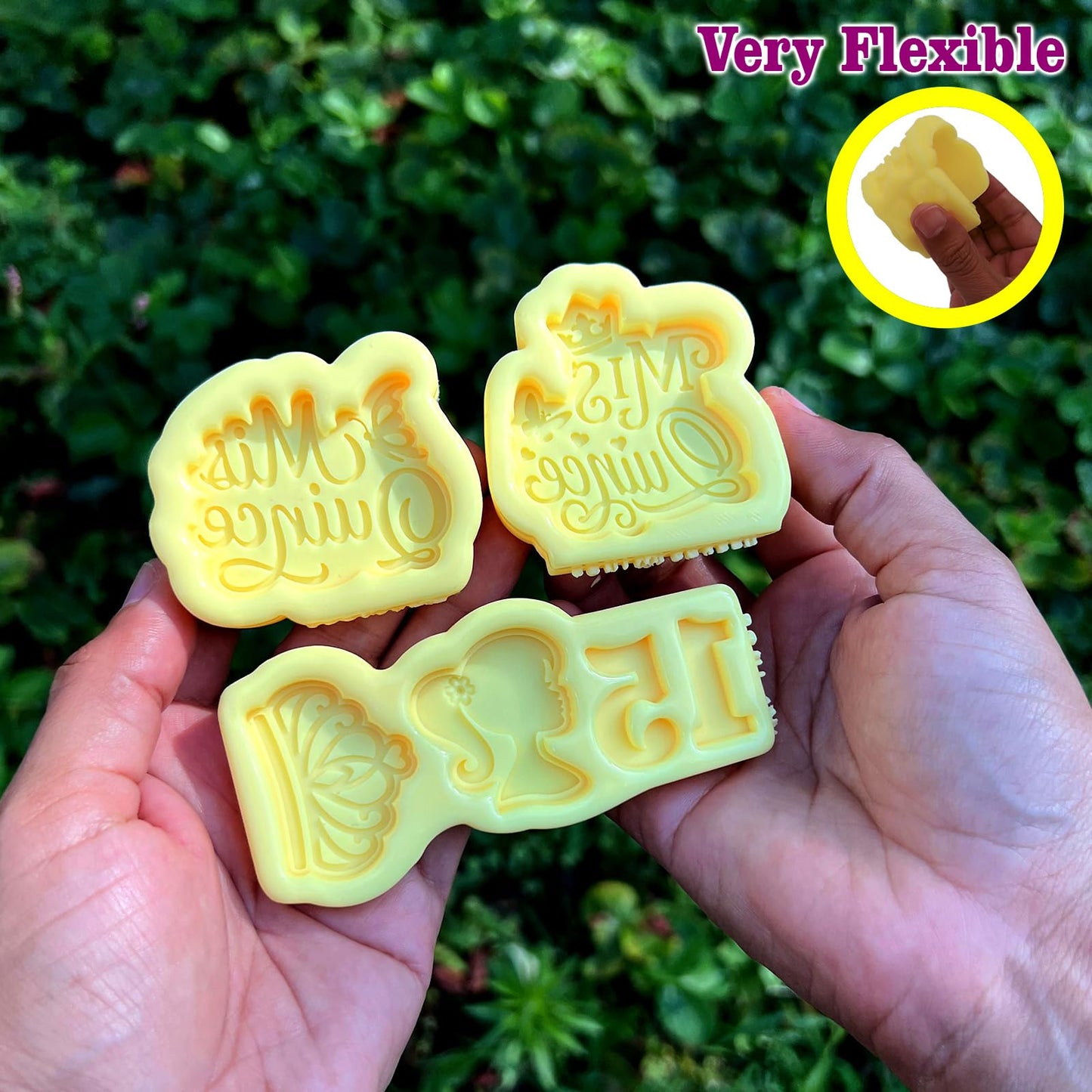 Mis Quince silicone mold Set 3 pcs for Cupcake topper,chocolate covered Strawberries, and Quinceañera Decorations, crown molds for chocolate, Mis 15 años fondant mold.