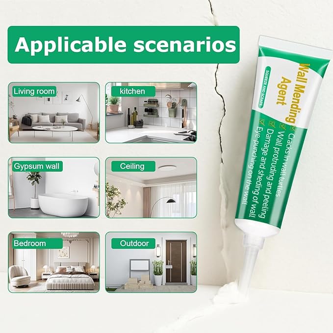 Drywall Repair Kit, Wall Mending Agent,Wall Surface Hole Fill Quick and Easy Solution