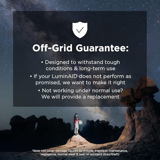 LuminAID Survivor Solar Lantern with Dual Phone Charger - Inflatable LED Lamp for Camping, Hiking and Travel - Emergency Light for Power Outages, Hurricane, Survival Kits