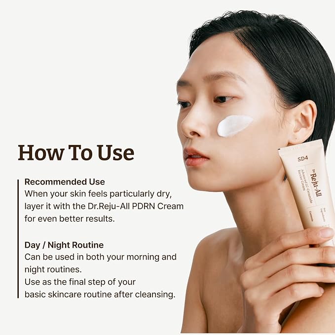 Dr. Reju-All Advanced LC-Ceramide Barrier Cream - Patented Long Chain Ceramide Deep Hydration - Lightweight Korean Face Moisturizer for Strengthening Skin Barrier - 1.69 Fl Oz