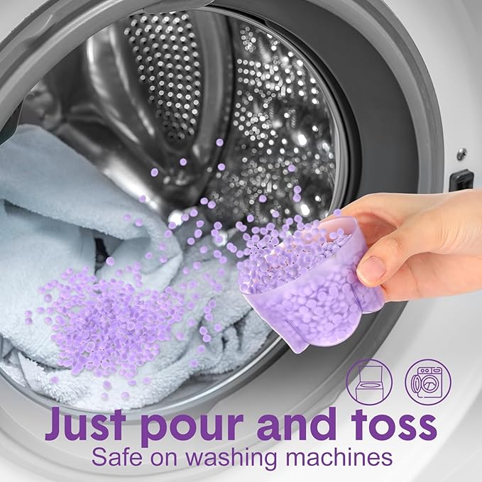 8 Pack in Wash Scent Booster Beads 73.6 oz Laundry Boosters Laundry Room Beads(Mixed Scent)