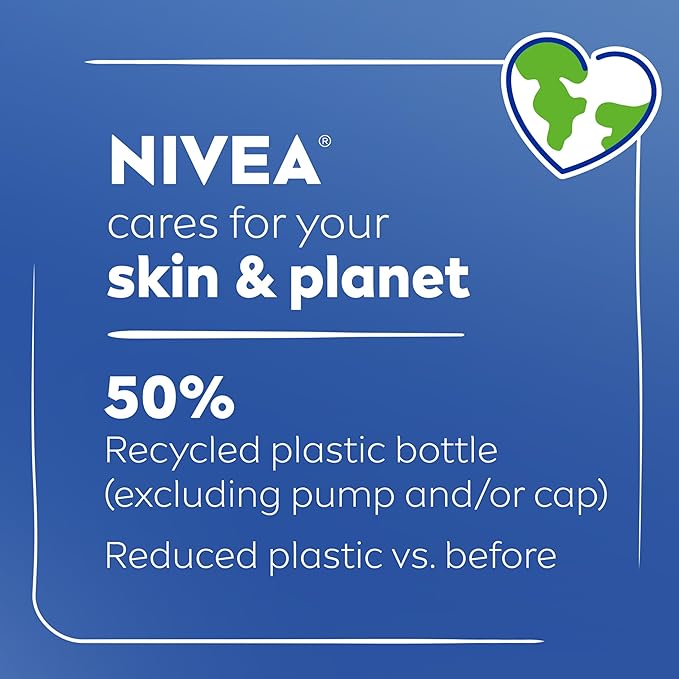 NIVEA Intense Healing Body Lotion for Very Dry, Itchy Skin with Glycerin, Provitamin B5 and Niacinamide, 72-Hour Body Moisturizer, Holiday Gifts for Self Care, 16.9 Fl Oz Pump Bottle