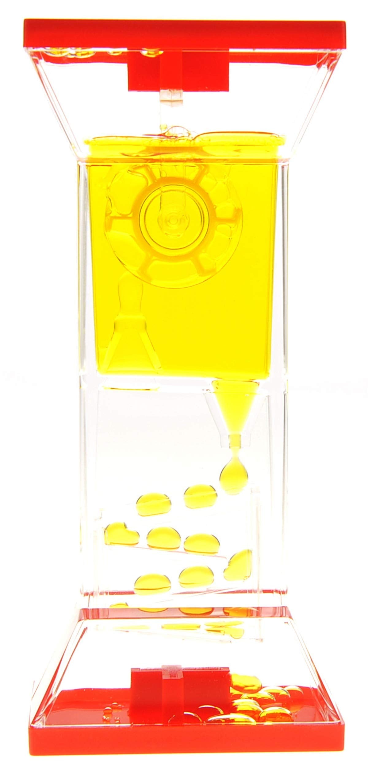Az Trading & Import Tg01-Yellow Liquid Motion Bubbler, Multicolor