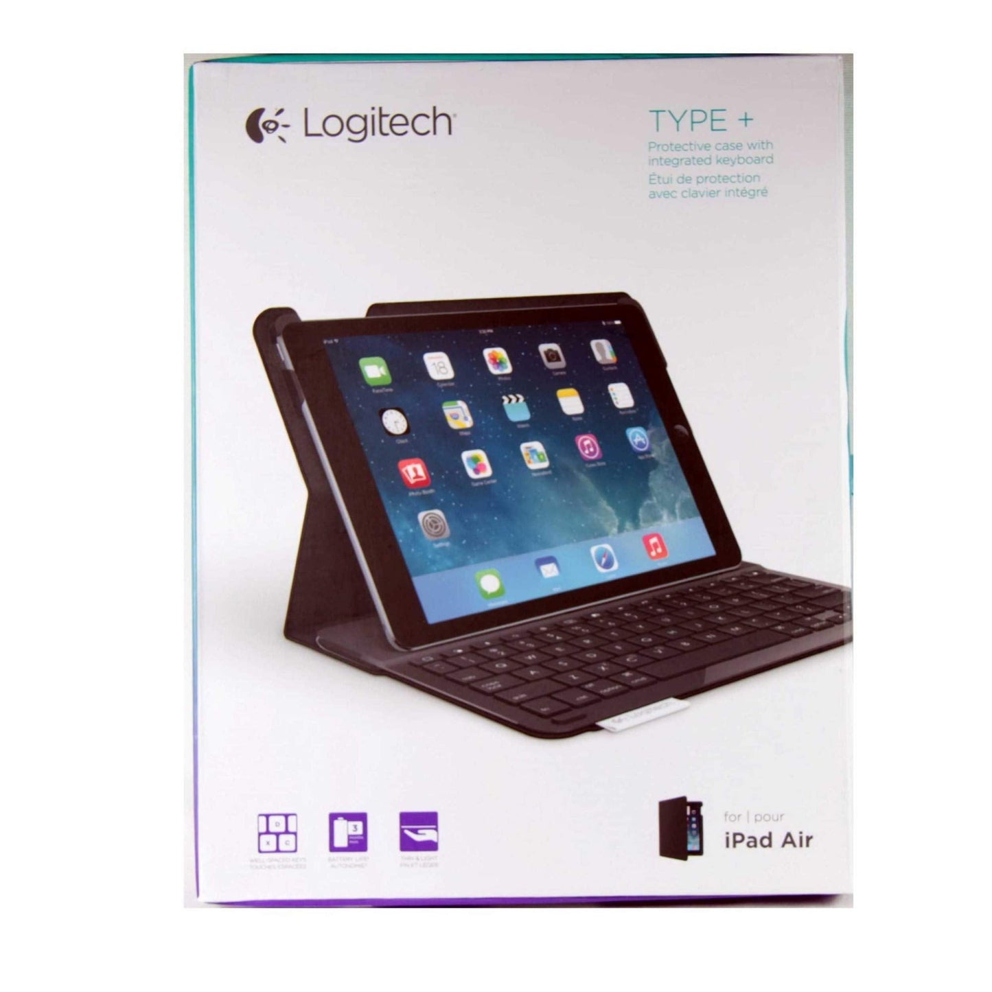 Logitech Type Plus iPad Folio iPad Air (920-006909)  iPad Air Type + 1st Generation-New