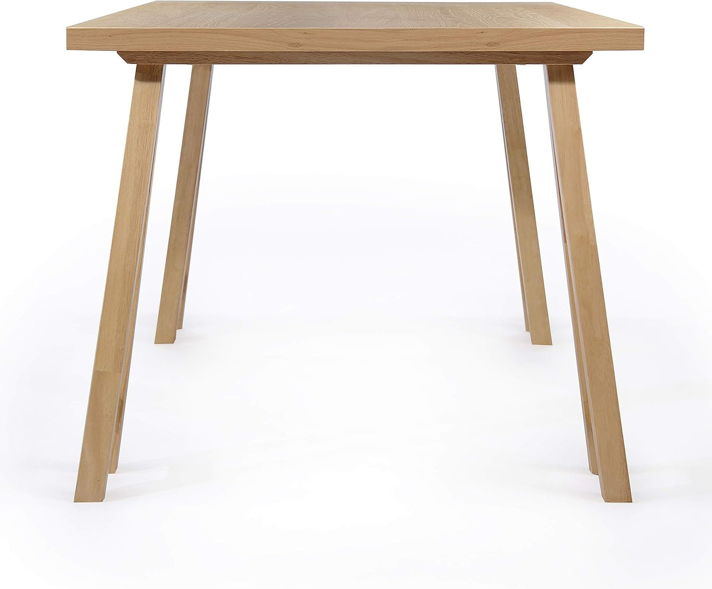 Christopher Knight Home Benson Mid-Century Modern 7 Piece Dining Set, Light Beige and Natural Oak