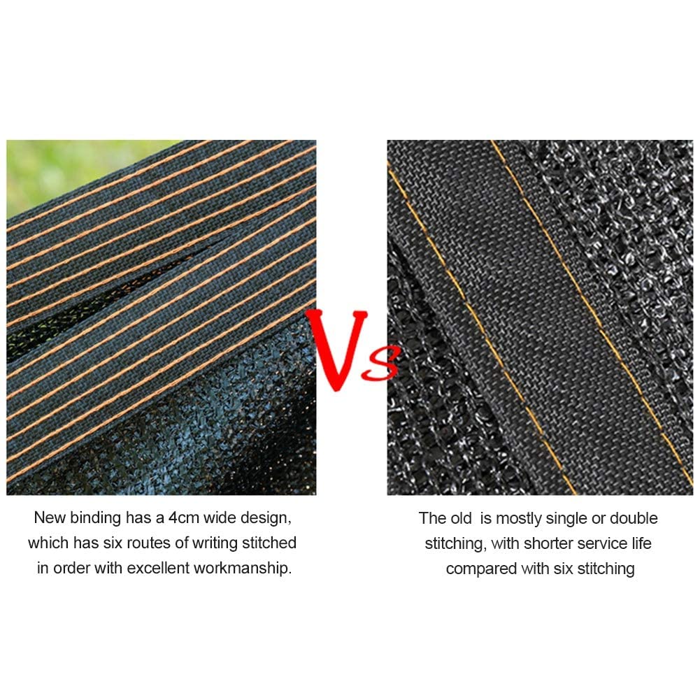 winemana 70% Black Shade Cloth, 10 x 12 FT Durable Mesh Tarp with Grommets, Resistant Garden Sun Shade Netting with Taped Edge for Plant Cover, Greenhouse, Patio, Tomatoes, Chicken Coop, Barn Kennel