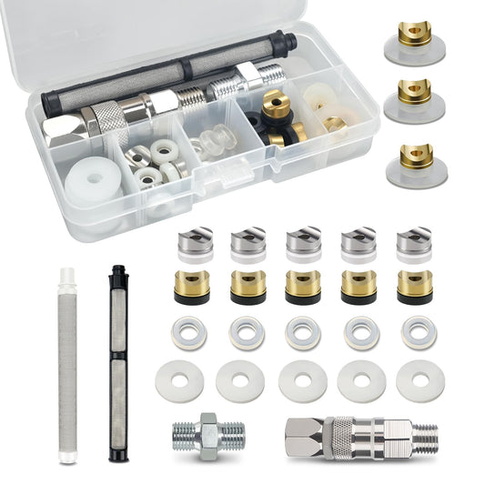 TUDUD Airless Seal Tip Gaskets Paint Sprayer Replacement Gaskets Spray Gun Filters and Sprayer Joints Spraying Machine Accessories