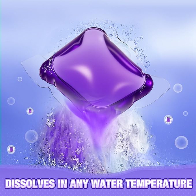 240 Count Laundry Detergent Pods Bulk Laundry Detergent Soap Pacs Ultra Concentrated for Clean Clothes Stain Fighting Fresh Scent(Lavender Scent)