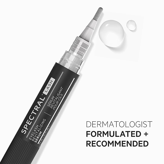 DS Labs Spectral.LASH Women's Eyelash Conditioning Serum - Supports Longer, Fuller, Thicker, Looking Lashes, Safe for Lash Extensions, Oil-Free, Paraben & Sulfate Free, Cruelty Free