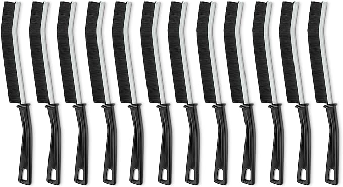 Amazon Basics Hard Bristle Grout and Tile Cleaning Brush, Pack of 12